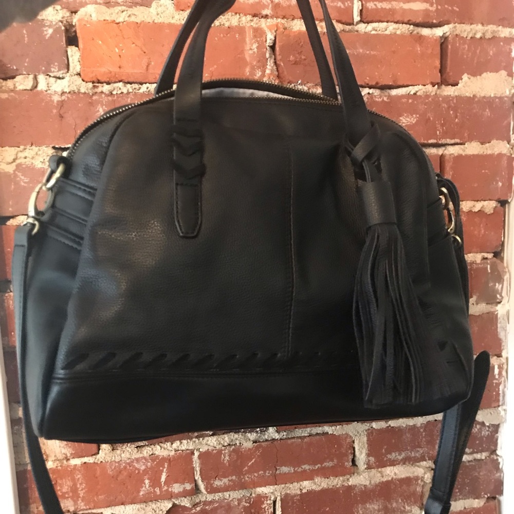 LIV by Olivia + Joy Leather Dome Purse